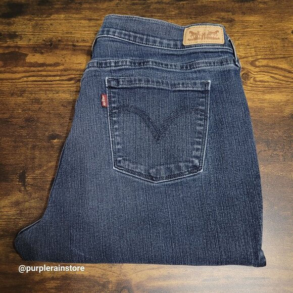 Levi's Jeans Size 12 Straight 505 Mid Rise Medium Dark Wash Western Country Girl - Picture 3 of 11